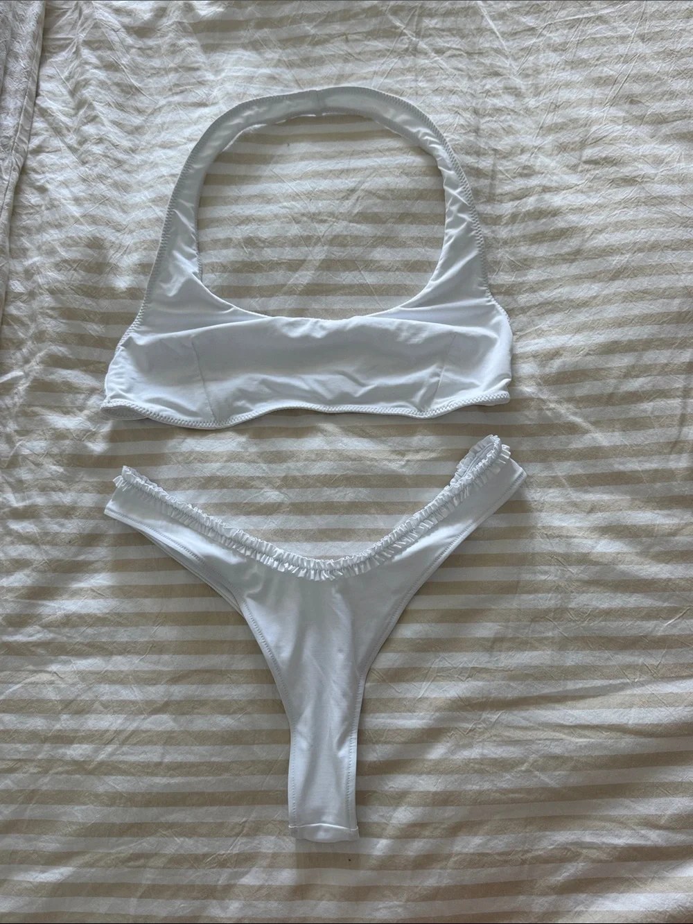 Frankie Bikini White Set - Two Piece Swimwear